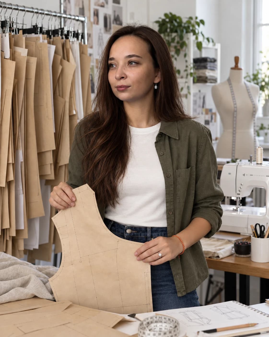 Айгуль в мастерской BAYSEWS